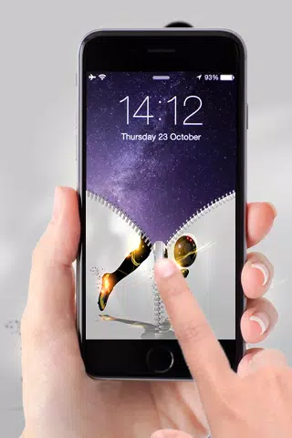 Football Zipper Lock Screen Screenshots