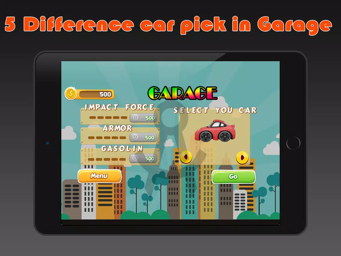 Crazy Parking Games - Furious Car Speed Steering Wheel Buggy iPad 应用截图