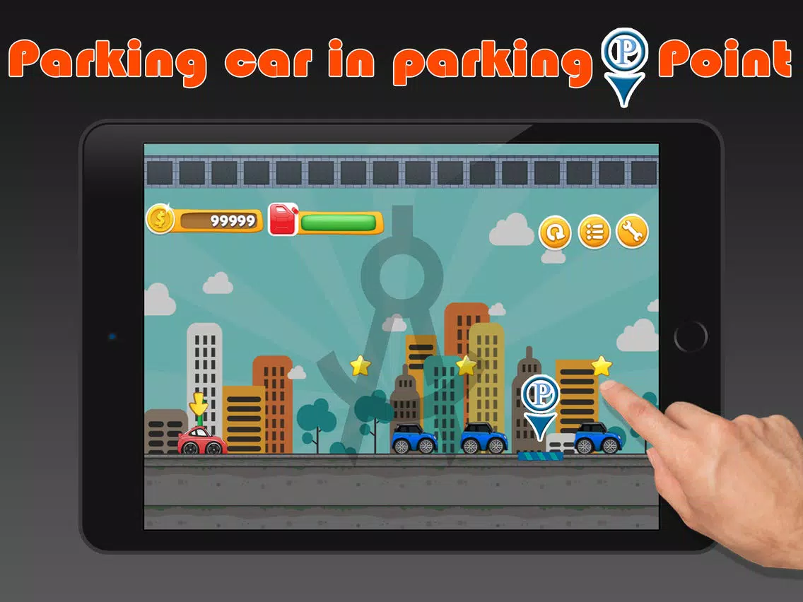 Crazy Parking Games - Furious Car Speed Steering Wheel Buggy iPad 应用截图