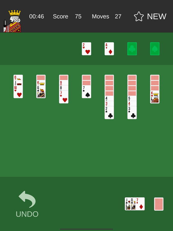 Klondike Solitaire. Patience iPad Screenshots