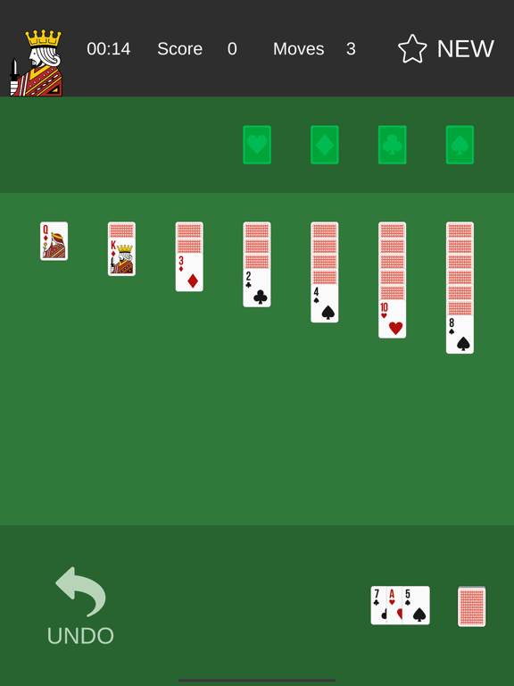 Klondike Solitaire. Patience iPad Screenshots