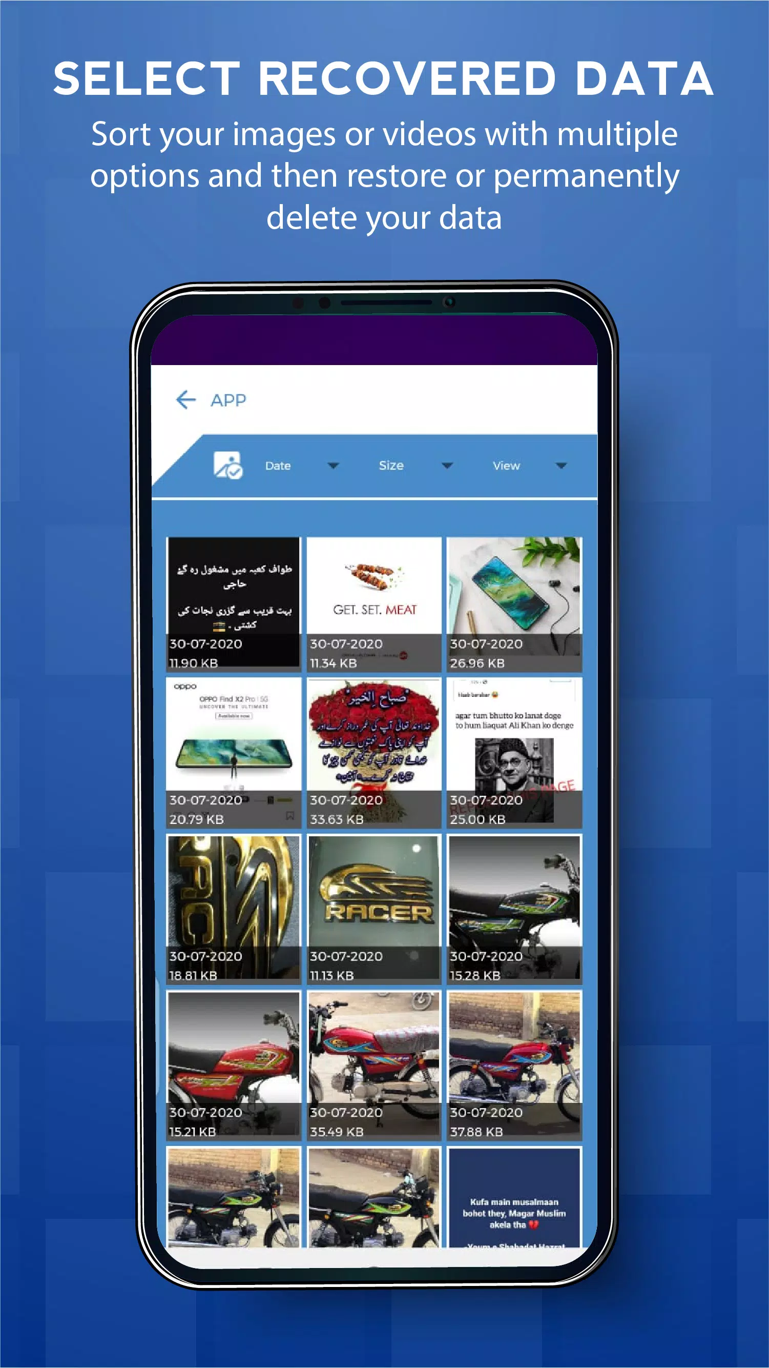 Deleted Photo & Video Recovery Screenshots