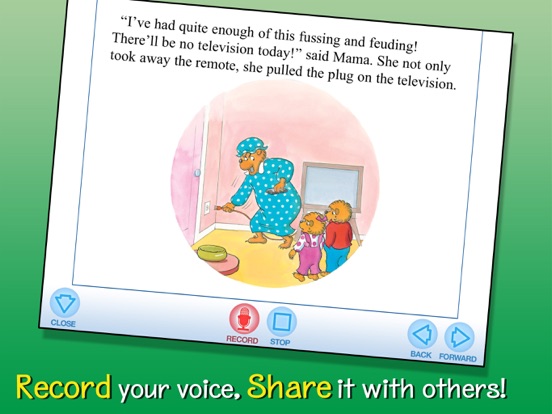 Berenstain Bears Hug & Make Up iPad Screenshots