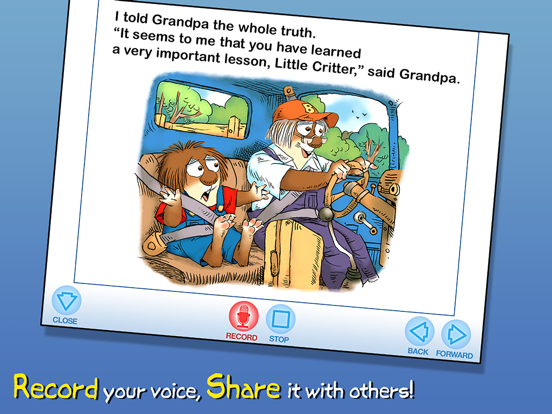 It’s True - Little Critter iPad Screenshots