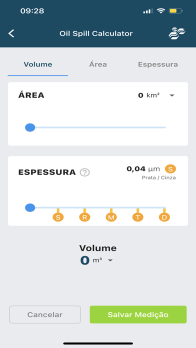 Oil Spill Calculator Screenshots