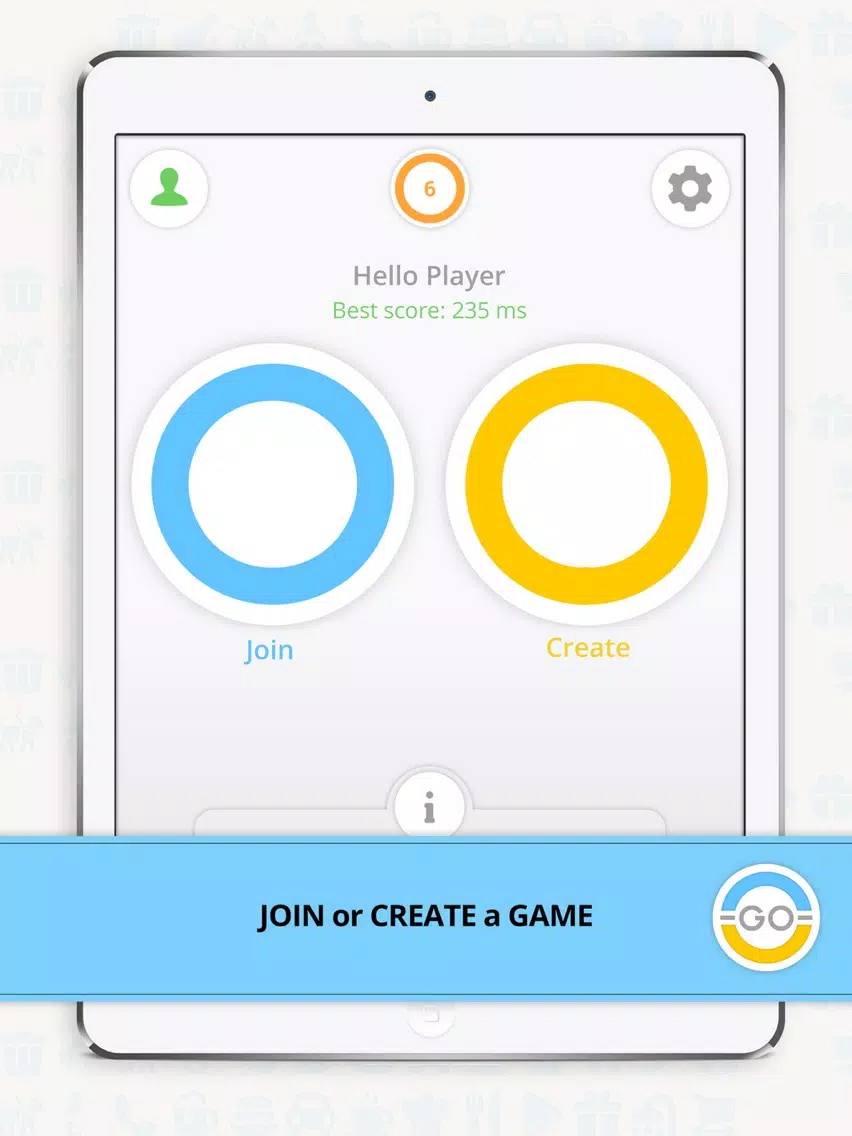 Ảnh chụp màn hình của - GO - Concentration Reaction Speed Friends - iPad 
