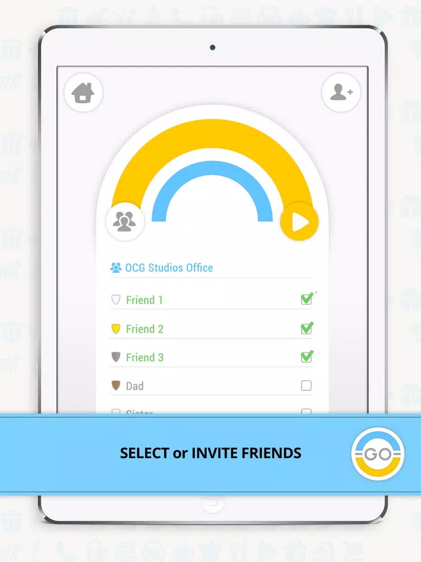 Ảnh chụp màn hình của - GO - Concentration Reaction Speed Friends - iPad 