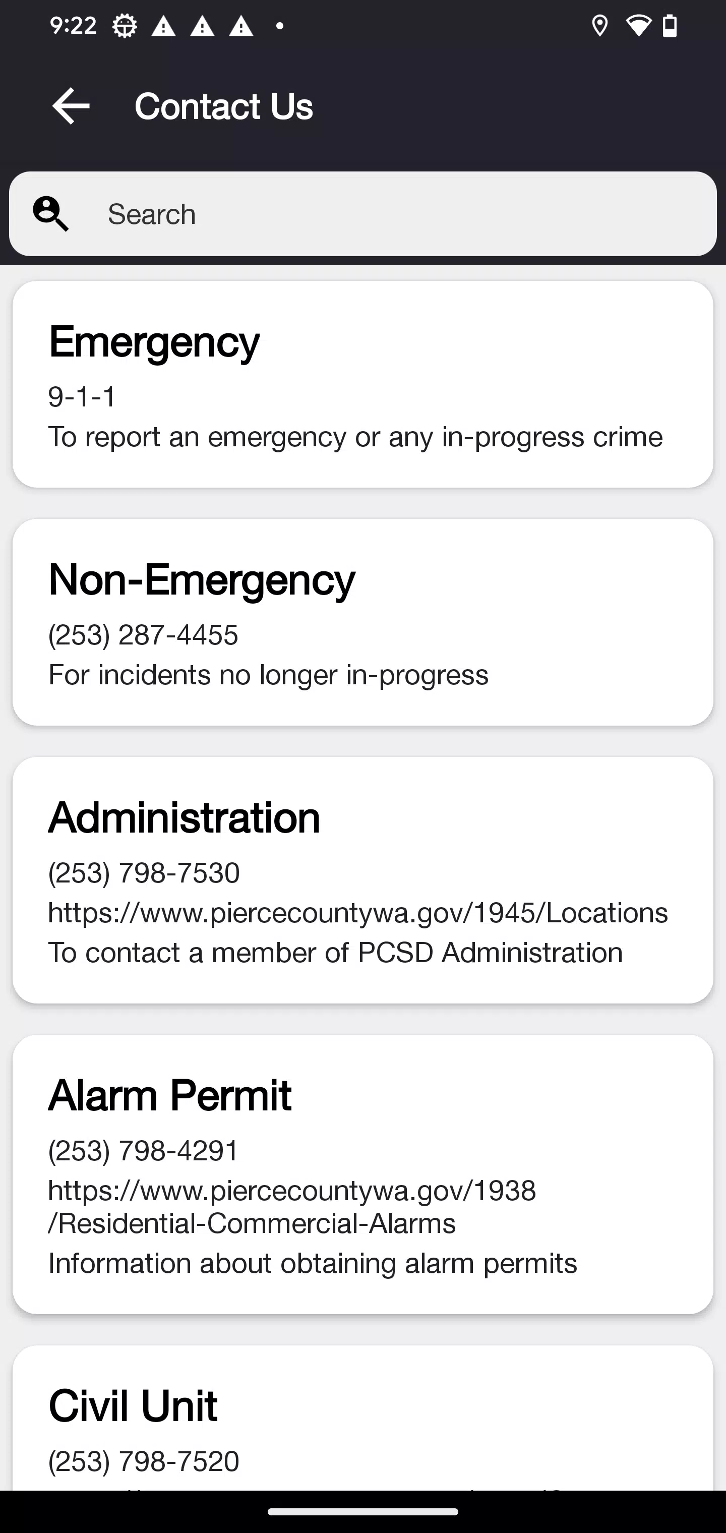 صور Pierce County Sheriff’s Office