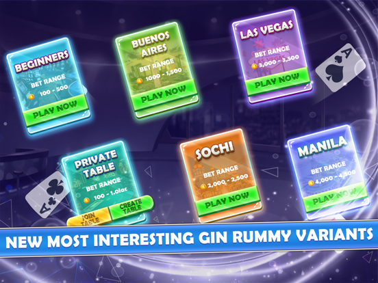 GinRummy Multiplayer iPad 스크린샷