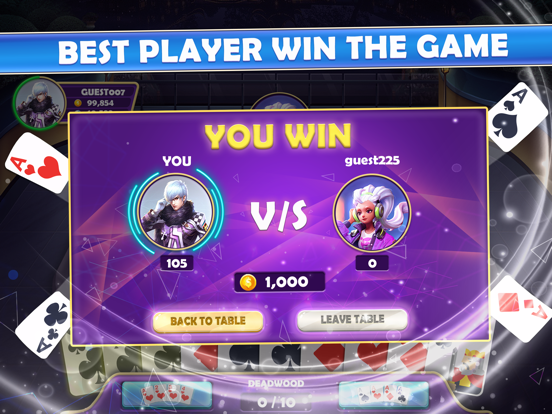 GinRummy Multiplayer iPad 스크린샷
