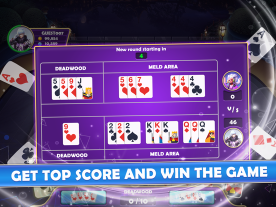 GinRummy Multiplayer iPad 스크린샷