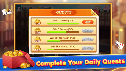 Ảnh chụp màn hình của Tarneeb: The Classic Game