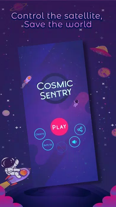 ภาพหน้าจอของ Cosmic Sentry
