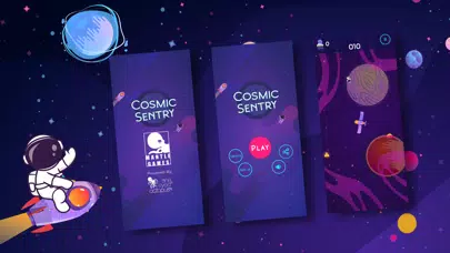ภาพหน้าจอของ Cosmic Sentry