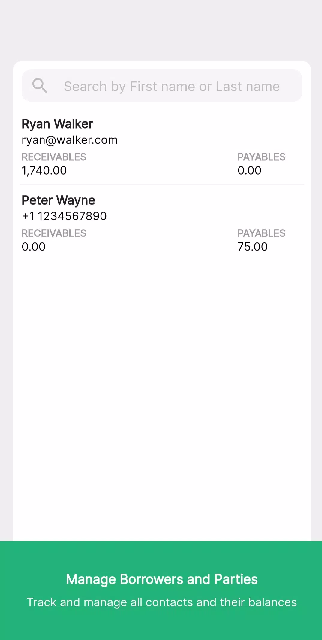 Loan Management System Screenshots
