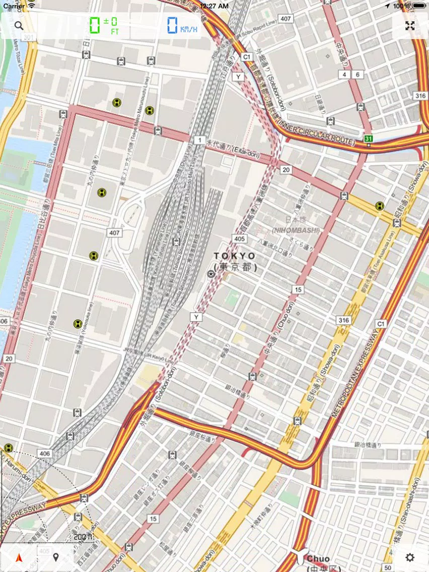 Japan - Offline Map & GPS Navigator iPad Screenshots