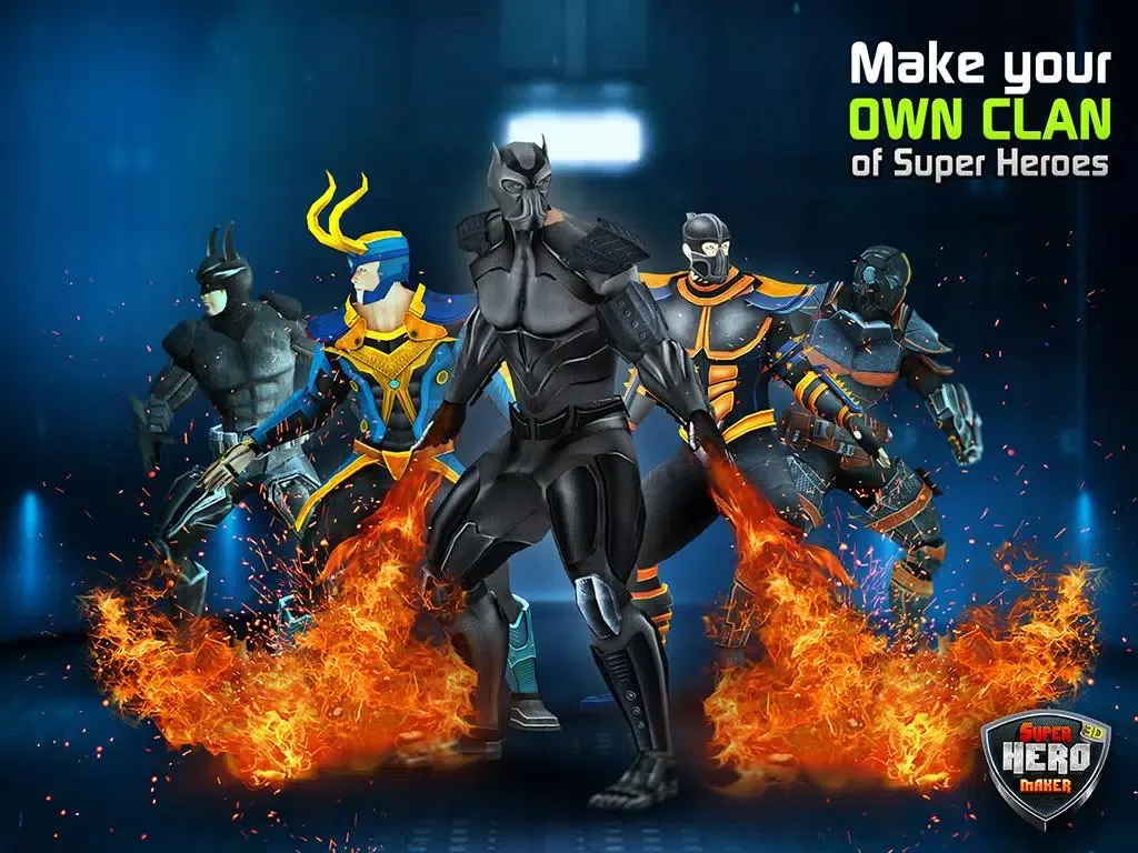 Superhero Maker 3D Screenshots