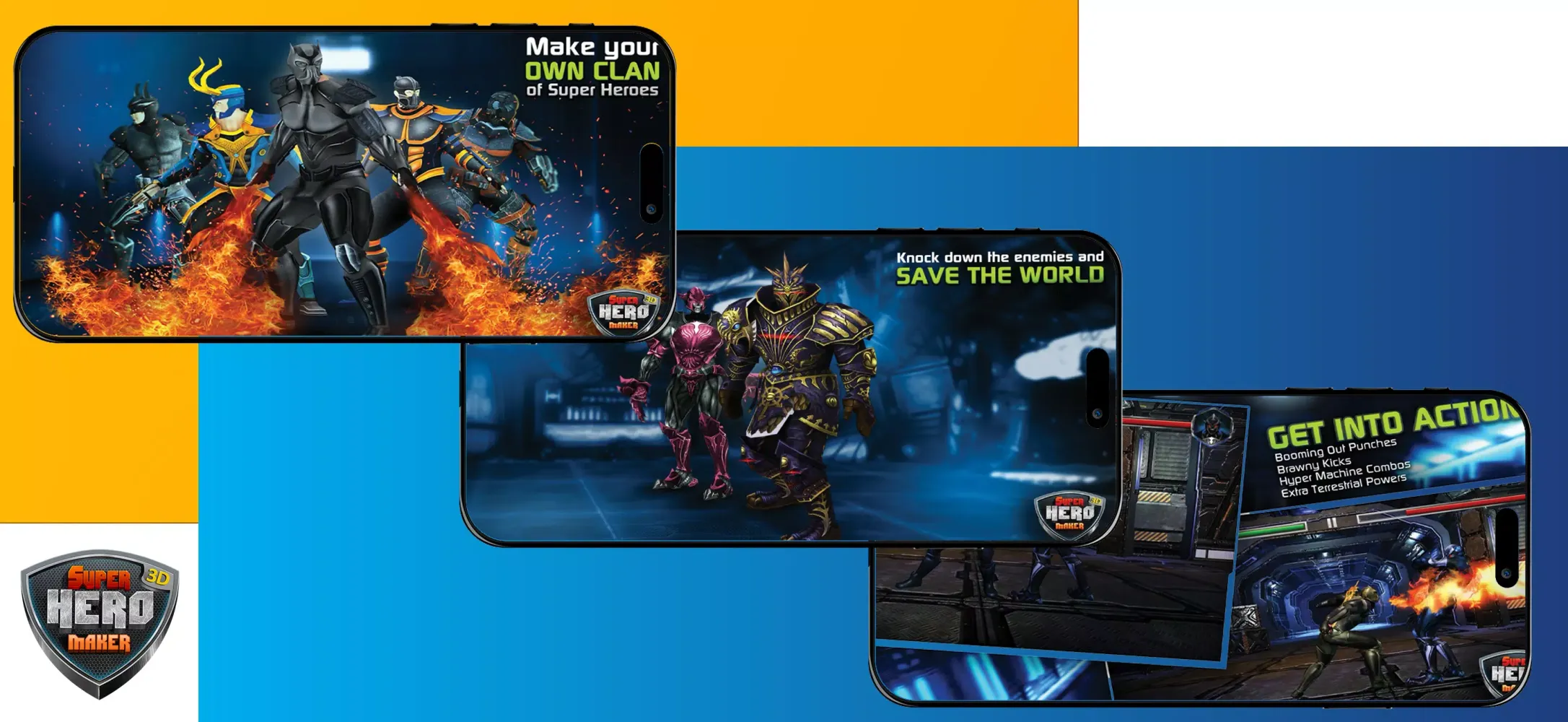 Superhero Maker 3D Screenshots