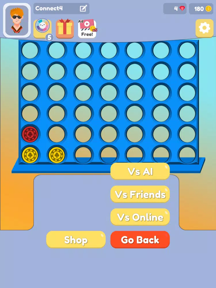 4 in a row online connect four iPad Screenshots