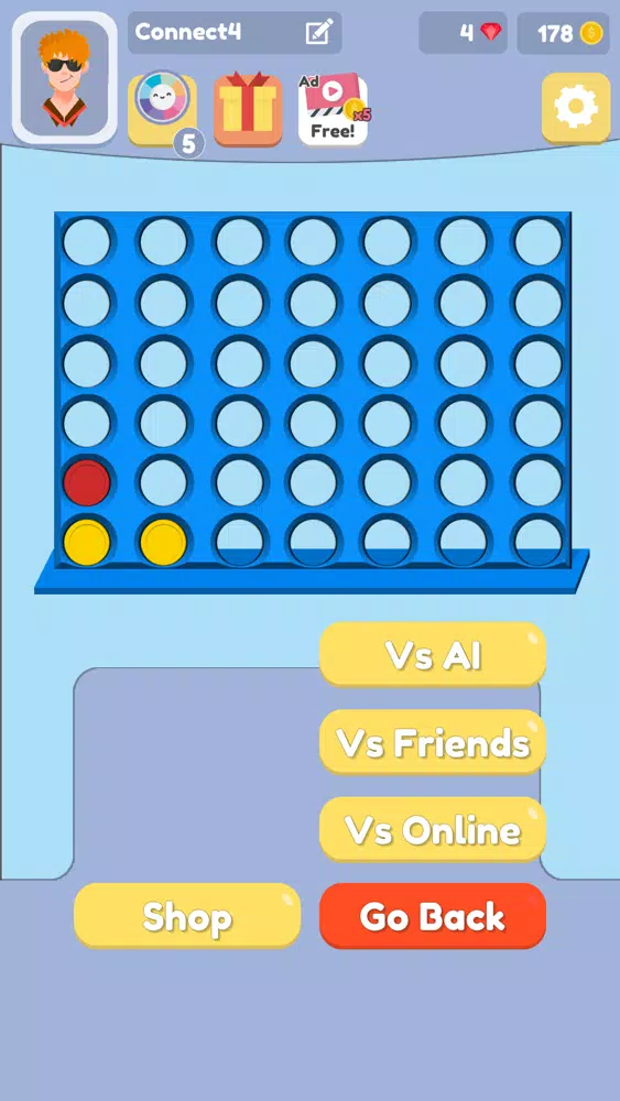 4 in a row online connect four Screenshots