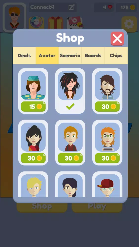 4 in a row online connect four Screenshots