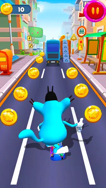 Oggy & Cafards Endless Runner 스크린샷