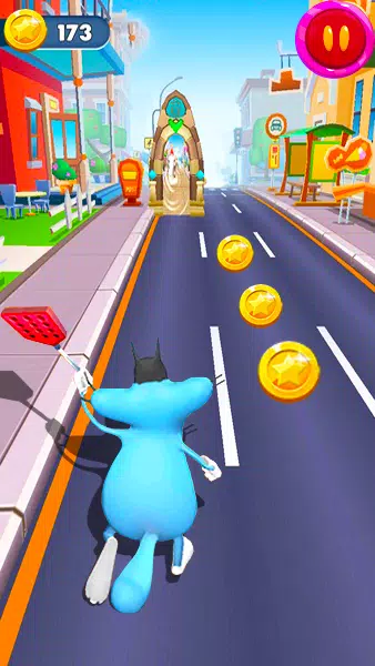 Oggy & Cafards Endless Runner 스크린샷