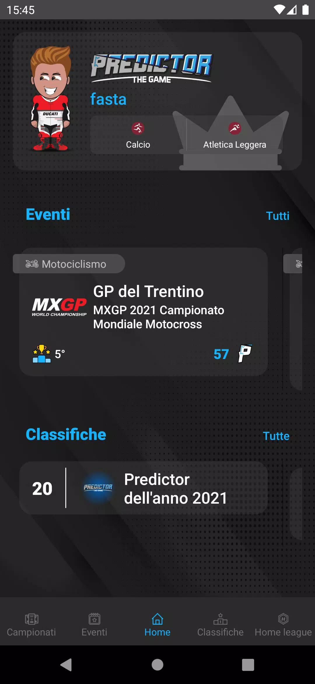 Predictor Screenshots