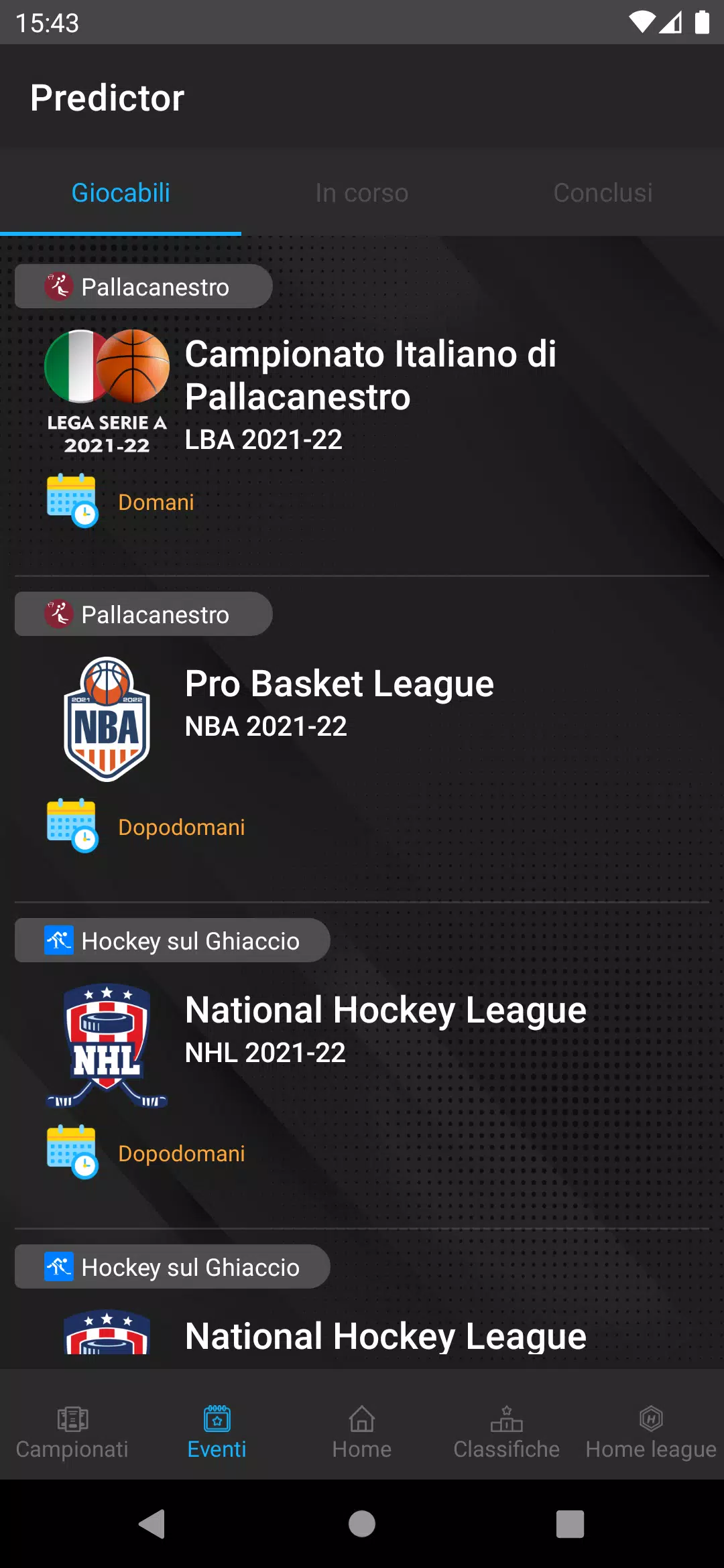 Predictor Screenshots