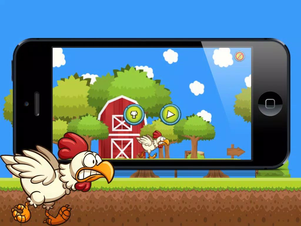 Chicken Run Free! A farm run and fly story of next door chicken hero! iPad Screenshots