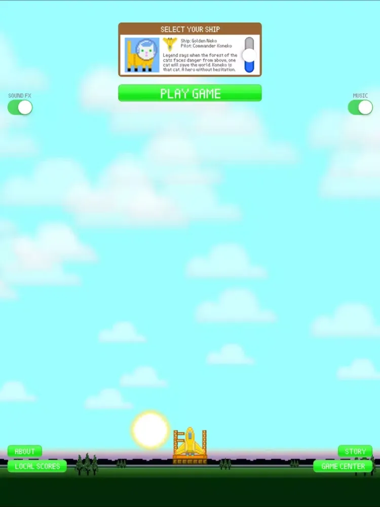 صور Pixel Cat Space iPad 