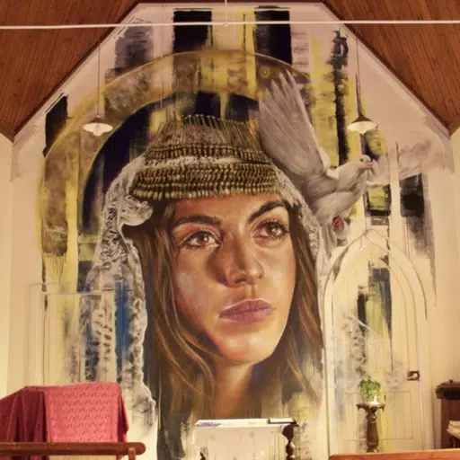 Benalla Street and Silo Art