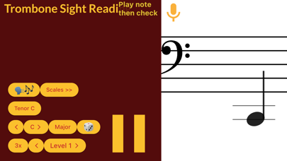Trombone Sight Reading Screenshots