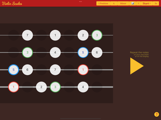 Violin Scales by Ear iPad Screenshots