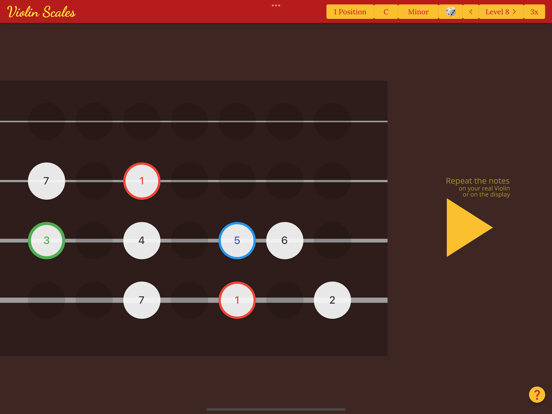Violin Scales by Ear iPad Screenshots