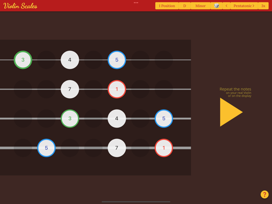 Violin Scales by Ear iPad Screenshots