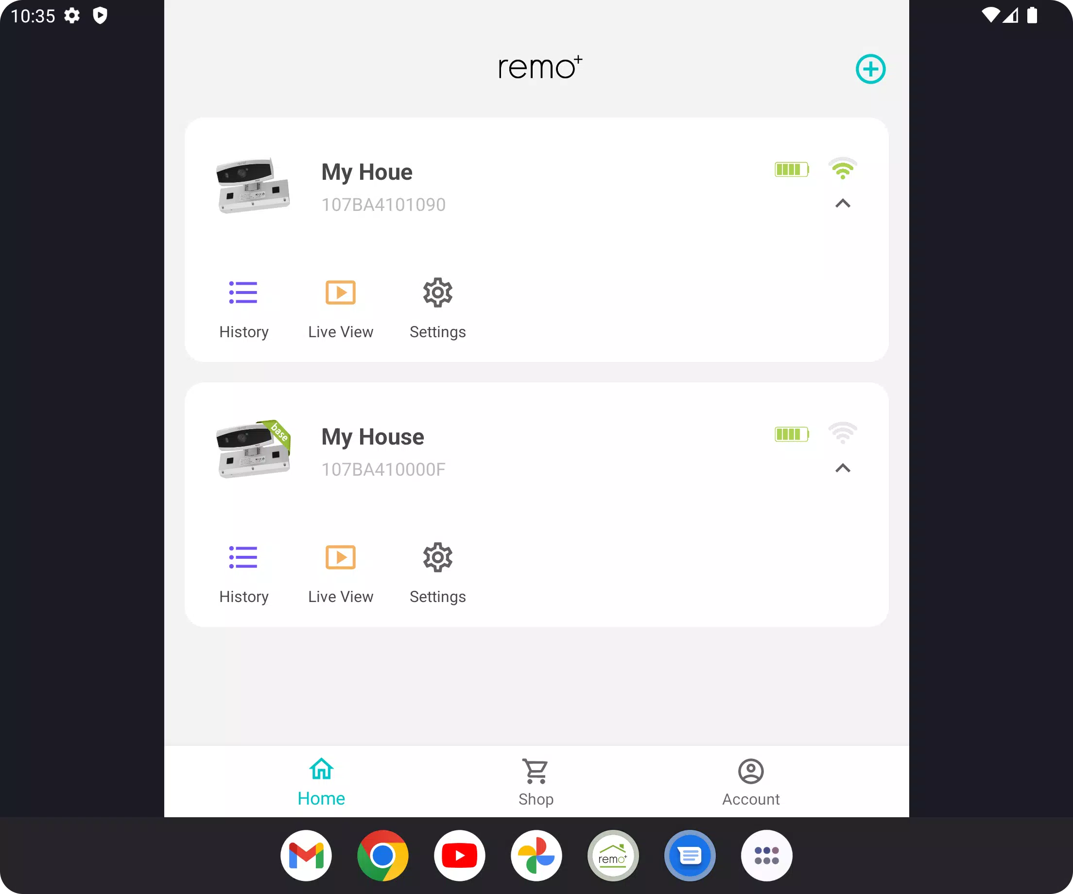 Скриншоты Remo+ : DoorCam & RemoBell