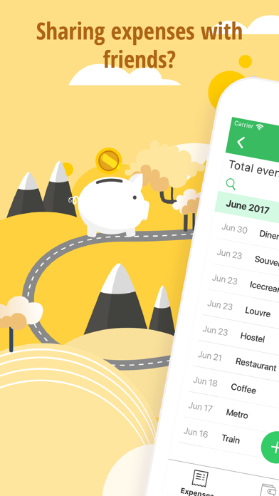 Banana Split - Bill & Expenses Screenshots