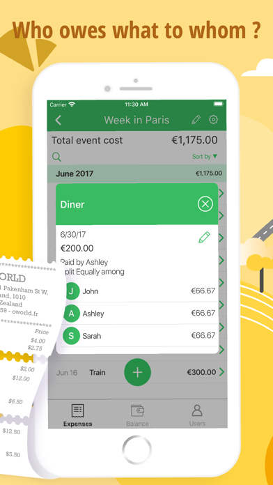 Banana Split - Bill & Expenses Screenshots