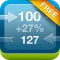 Percentage Calculator: sales, discounts, reductions...
