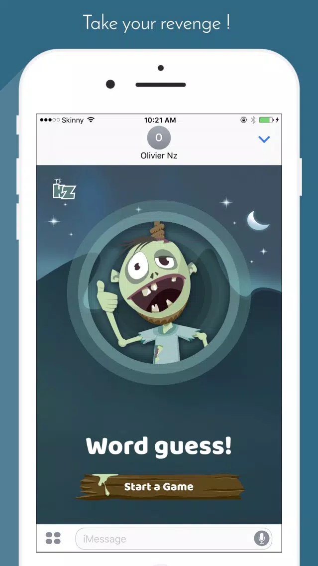 HangMan Zombie: Guessing word game for iMessage Screenshots