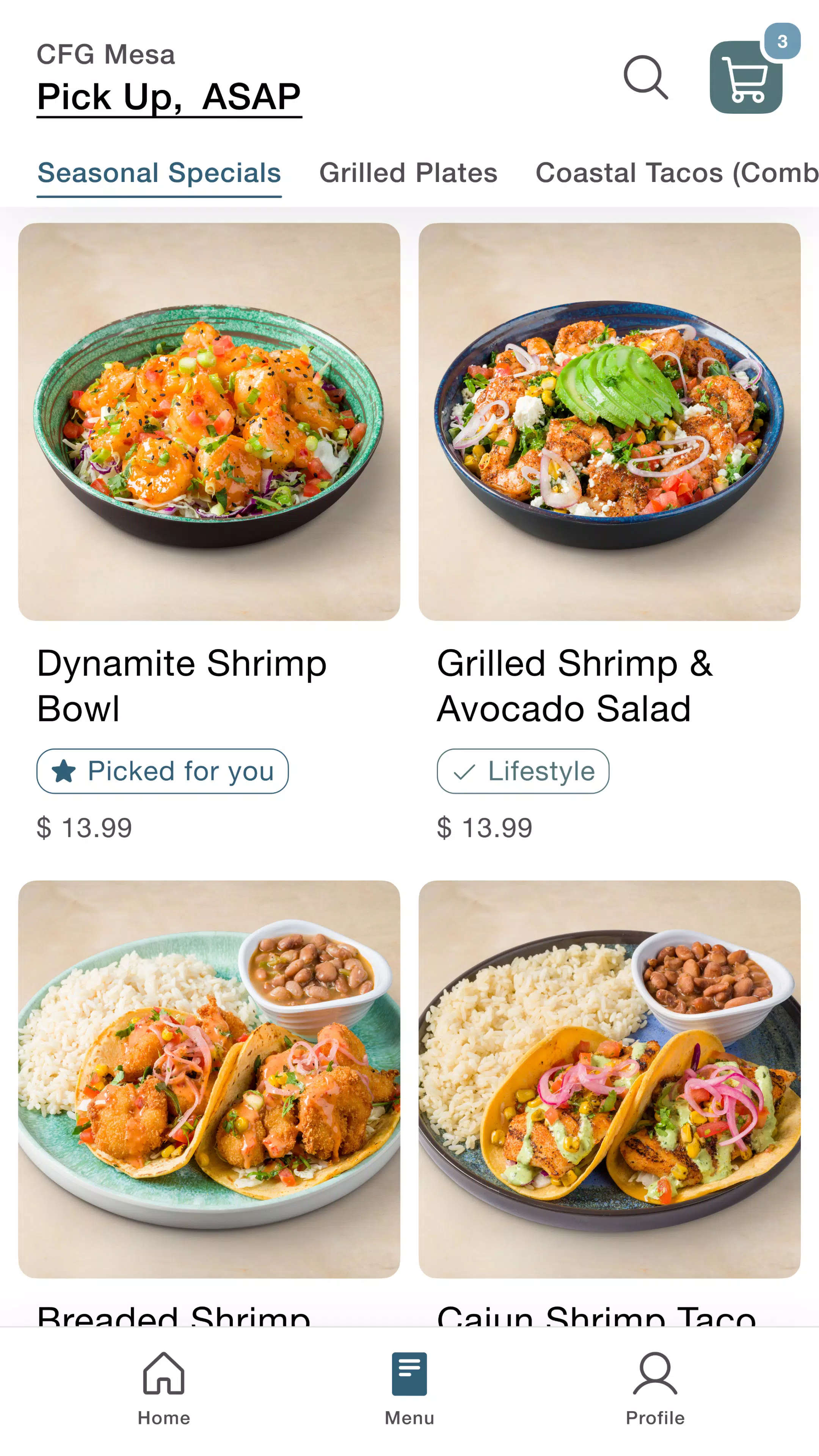 California Fish Grill Screenshots