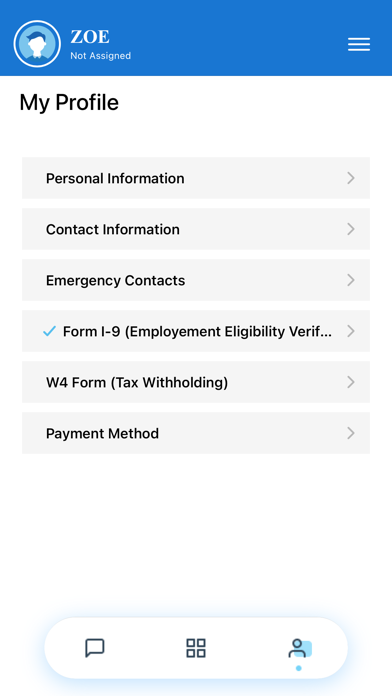 Olympic Employee Access Screenshots