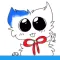 Cute blue coloring playtime