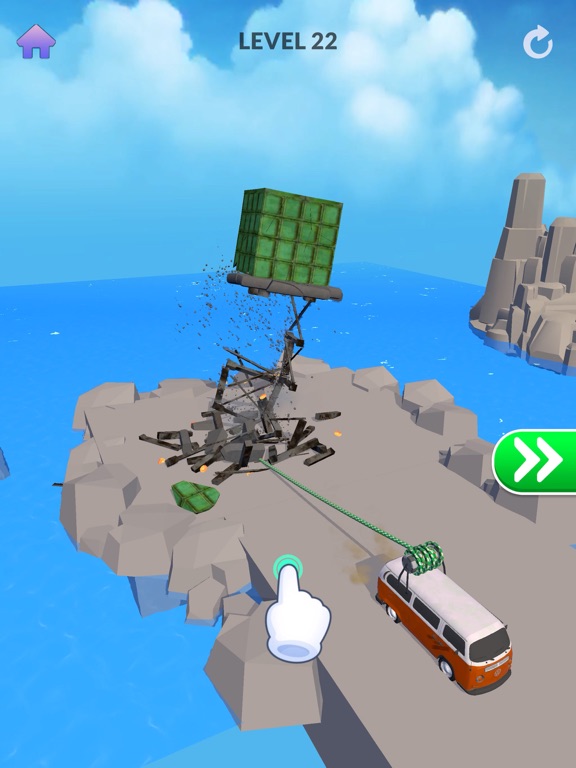 Rope and Demolish iPad  Screenshots