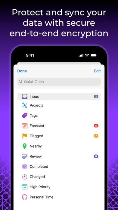 OmniFocus 4 Screenshots