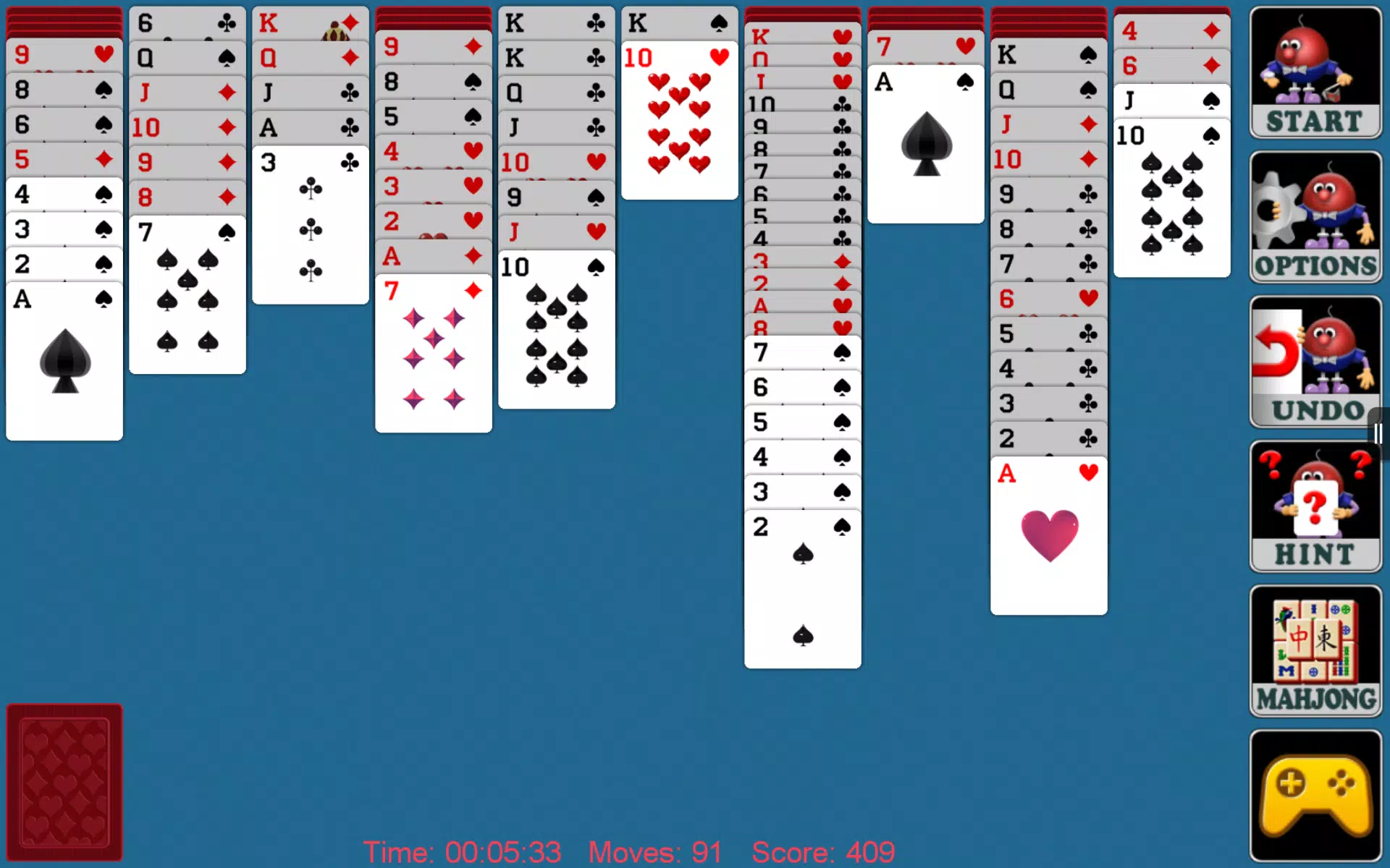 Spider Solitaire Live Cards Ekran Görüntüleri