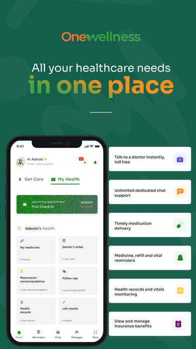 Onewellness: Health Partner应用截图
