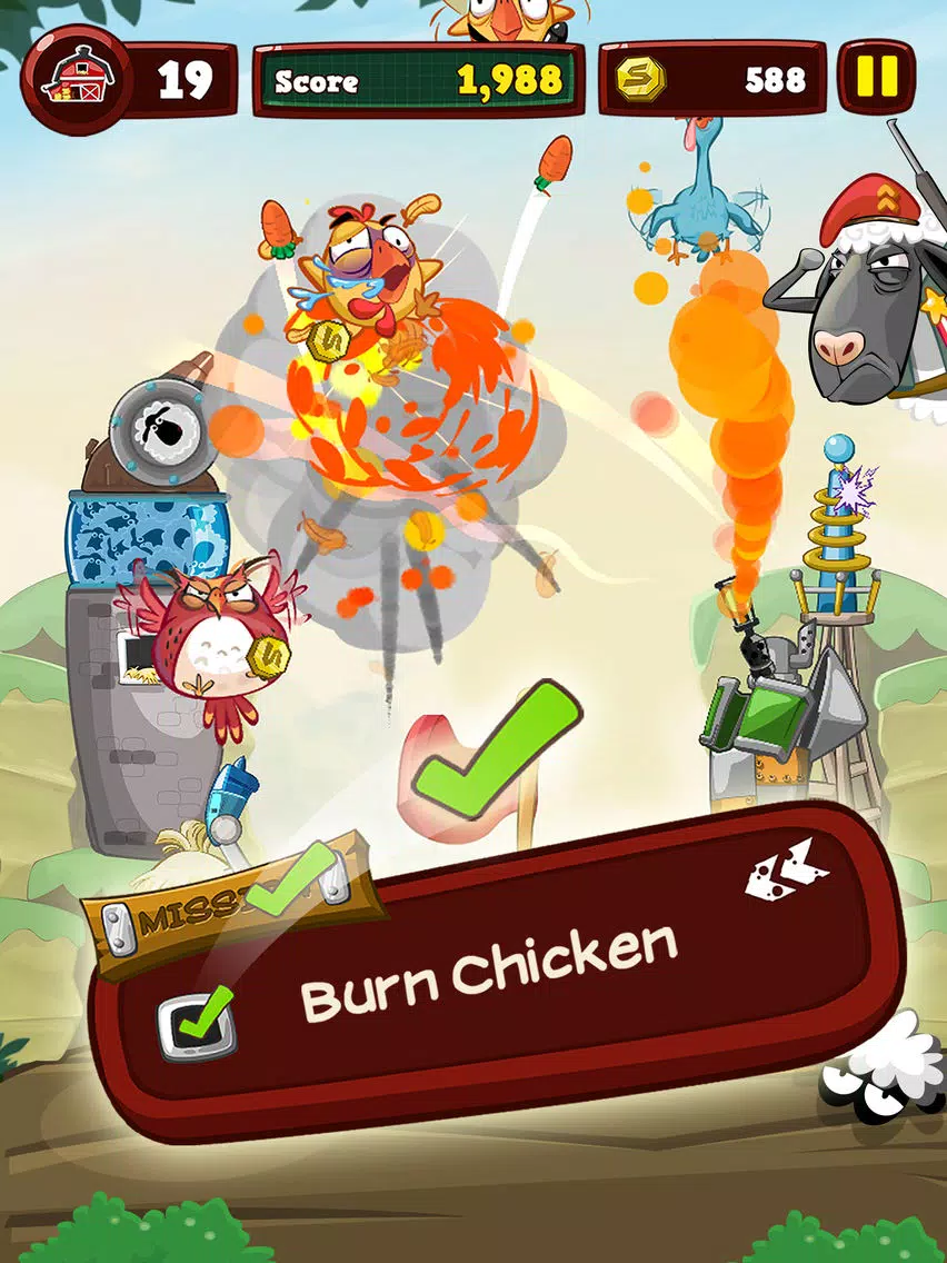 Скриншоты Crazy Farm War iPad 