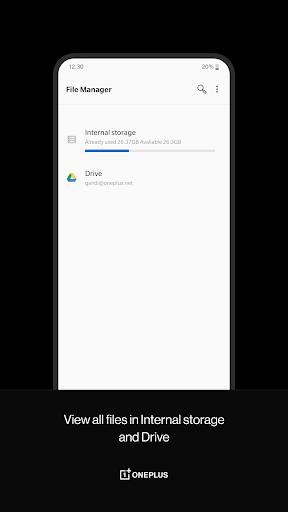 OnePlus File Manager Screenshots